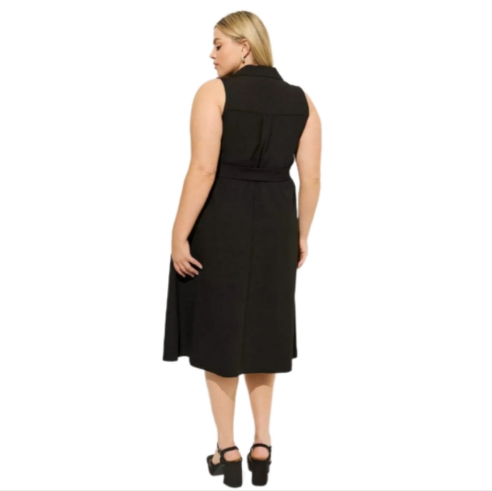 Torrid Size 6 Twill Midi Shirtdress - Picture 4 of 4